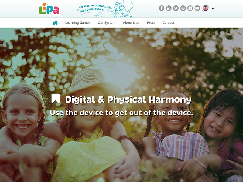 New responsive web Lipa Learning screeenshot